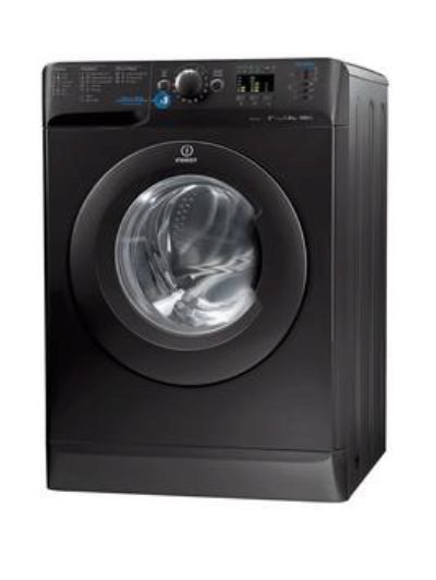 Indesit Innex Xwa81252Xk 1200 Spin, 8Kg Load Washing Machine - Black
